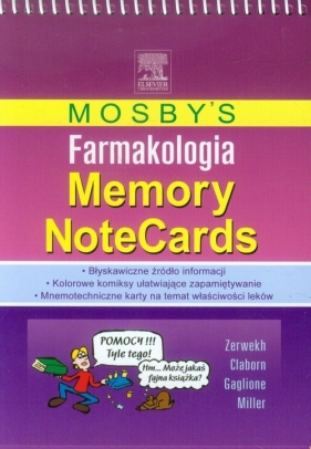 Mosby's Farmakologia Memory NoteCards - Zerwekh JoAnn, Claborn Jo Carol, Gaglione Tom
