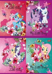 Zeszyt A5 My Little Pony w kratkę 16 kartek 15 sztuk mix