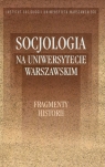 Socjologia na Uniwerystecie Warszawskim