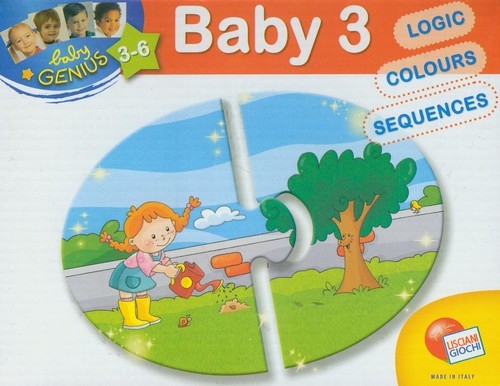 Baby Genius układanka dziewczynka 8x2
