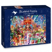 Bluebird Puzzle 1000: Zabawa w cyrku, Aimee Stewart (70250)