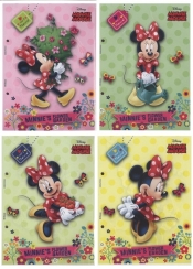 Wkłady do segregatora A5 Minnie 10 sztuk mix