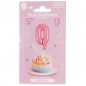 Balon foliowy Godan różowy 13 cm cyfra 0 (BC-5BLO)