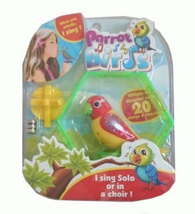 Ptaszek Parrot Birds żółto-czerwony