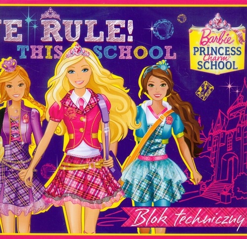 Blok techniczny A4 Barbie 10 kartek We rule
