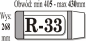 IKS, Okładka książkowa regulowana R-33, 1 szt.
