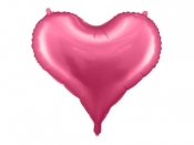 Balon foliowy Serce 75x64,5 cm różowy