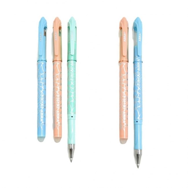 Długopis ścieralny Flexi Abra Pastel 3szt +2gratis