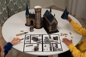 Ravensburger, Puzzle 3D 643: Budynki nocą - Zamek Hogwarts (11550)