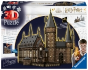 Ravensburger, Puzzle 3D 643: Budynki nocą - Zamek Hogwarts (11550)