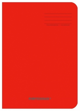 Zeszyt A4/60K kratka PP Red (4szt) NARCISSUS