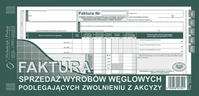 Faktura sprzedaży wyrobu węglowego1/3A3 (303-2)