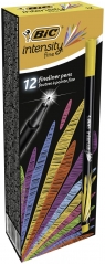 Cienkopis Intenstity fine - żółty (12szt) BIC