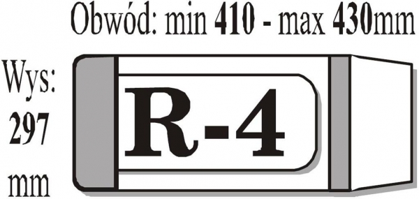 IKS, Okładka książkowa regulowana R-4, 1 szt. (mix kolorów)