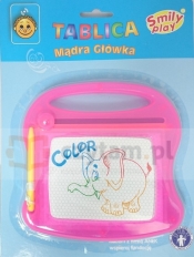 Tablica Mądra główka Znikopis różowa - <br />