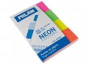 Indeksy Milan kolorowe 50x20mm 160 10 sztuk