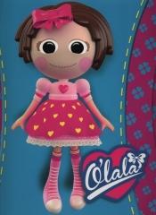 Teczka z gumką A4 Olala lala z kokardą - <br />
