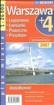 Warszawa plus 4 1:26 000 plan miasta