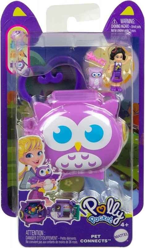 Figurka Polly Pocket + sówka (GYV99/HHW32)