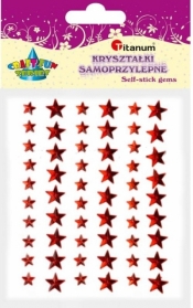 Kryształki gwiazdki czerwone