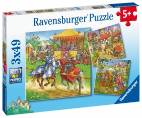 Ravensburger, Puzzle 3w1: Rycerze (5150)