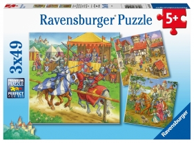 Ravensburger, Puzzle 3x49: Rycerze (05150)