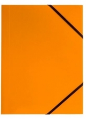 Teczka kartonowa na gumkę Tetis A4, 6 szt. - pomarańczowa (BT600-P)