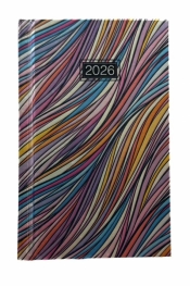 Terminarz 2026 tygodniowy 8x13cm metalic MIX