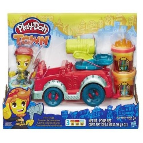 Play-Doh Wóz strażacki z tubami (B3416) (Uszkodzone opakowanie)