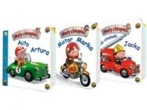 Pakiet Mały chłopiec: Wóz strażacki / Auto / Motor