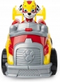 Psi Patrol Mighty Pups: Pojazd wóz strażacki delux + figurka Kosmopiesek Marshall (6053026/20115476)