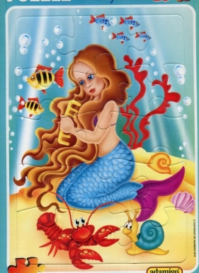 Puzzle maxi 15 elementów Mała Syrenka - <br />