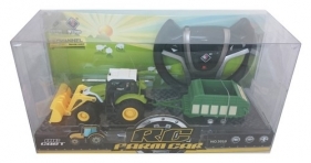 Traktor z przyczepą zdalnie sterowany - <br />