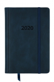 Kalendarz 2020 KK-B6DL Dzienny B6 Lux granatowy