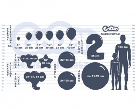 Balon gumowy Godan BALON PASTEL pastelowy zielona 26 cm (G90/11/10)