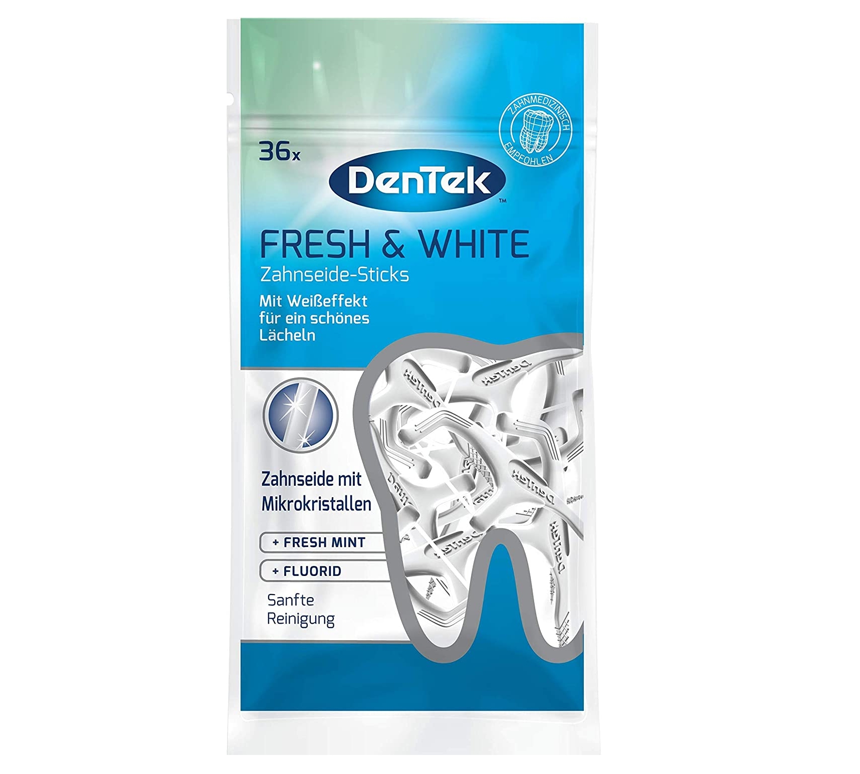 DenTek Fresh&White, niciowykałaczki, 36 szt.