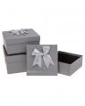 Pudełko prezentowe 3szt grey