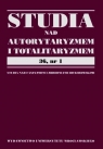 Studia nad autorytaryzmem i totaliryzmem 36 nr 1 Studia nad faszyzmem i