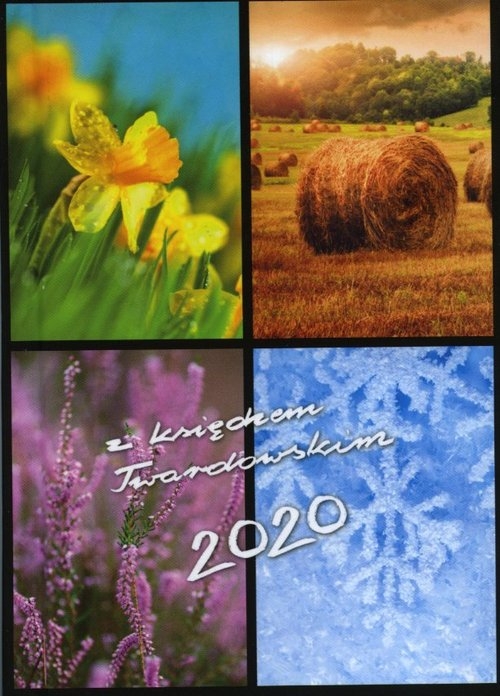 Kalendarz 2020 z księdzem Twardowskim 4 pory roku