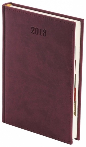 Kalendarz 2017 A5 Vivella z registrami Bordo
