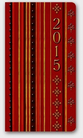 Kalendarz 2015 A6 11T Soft Paski - <br />