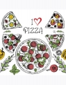 Serwetki DAISY Lunch SD 330x330 Pizza 043701