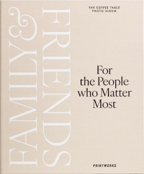 Fotoalbum - Family and Friends beżowy