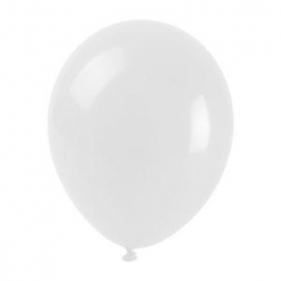 Balony pastelowe białe 25cm 100szt