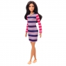 Barbie Fashionistas: Lalka - Sweterkowa sukienka, czarne włosy (FBR37/GYB02)