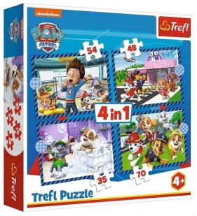 Puzzle 4w1 Psi Patrol Psie sprawy