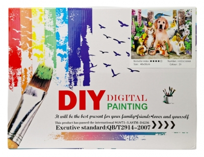 <img src='https://webimage.pl/pics/503/7/d5902496207503U1367.jpg' style='height:440px' /> Malowanie po numerach Zwierzęta