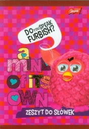 Zeszyt do słówek Furby w kratkę 16 kartek różowy - <br />