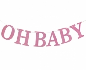 Girlanda Godan BABY SHOWER brokatowa - 300 cm (QT-GOBR)
