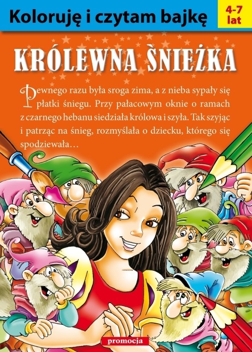 Koloruję i czytam bajkę. Królewna Śnieżka